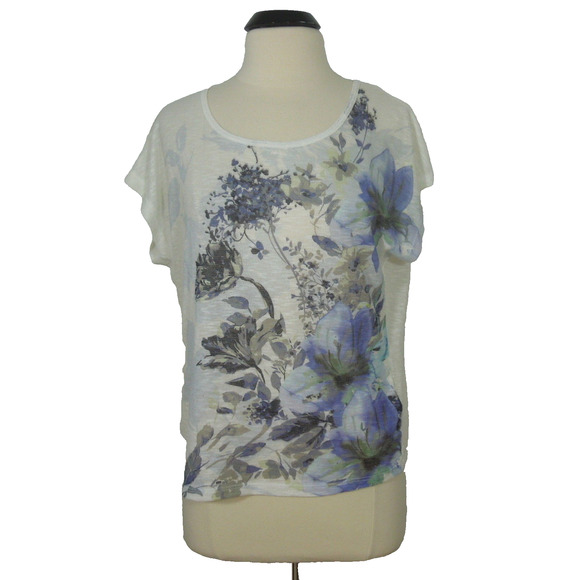 FOREVER 21 size S/P Floral Dolman Top - Picture 1 of 6